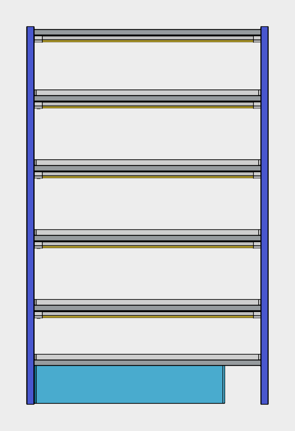 Front elevation · 1200 mm